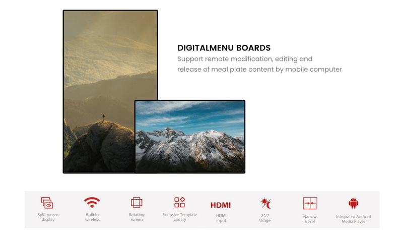 android lcd digital menu board for restaurants6