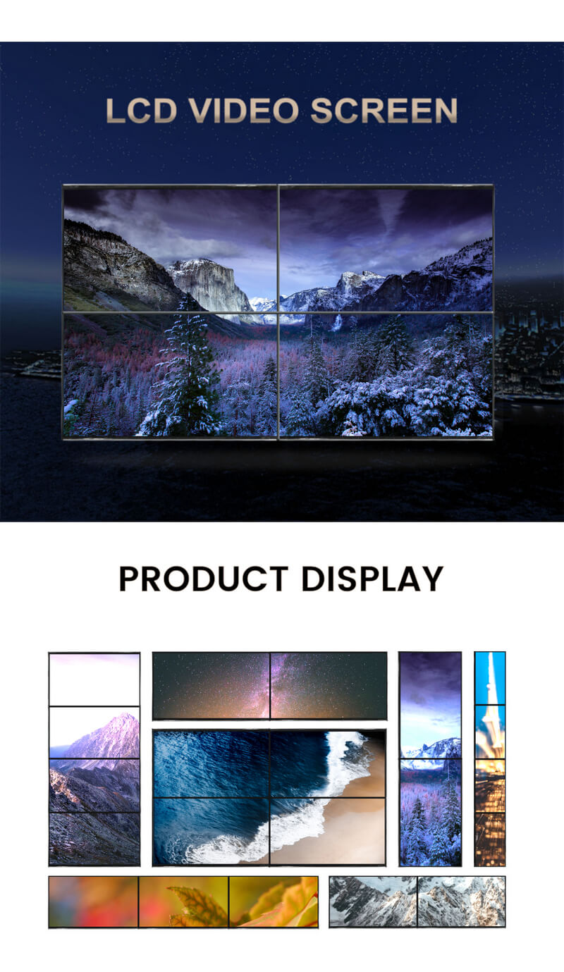 boe 46″ 3.9mm lcd video wall5