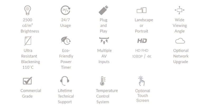 outdoor high brightness embedded screen6